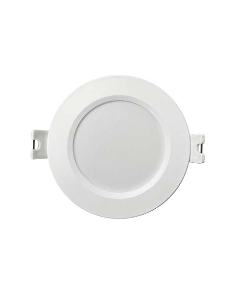 Q-100P LED panel 3W 330lm 4000K biely - kruhový vstavaný Qtec