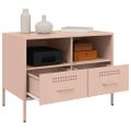 vidaXL TV skrinky 2 ks ružové 68x39x50,5 cm oceľ