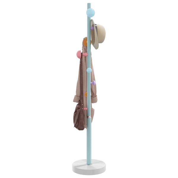 vidaXL Stojan na kabáty modrý 172 cm práškovo-lakované železo
