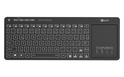 Klávesnica C-TECH WLTK-03, Dual, Touchpad