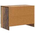 vidaXL Nočný stolík Staré drevo 62 x 34,5 x 44,5 cm Kompozitné drevo