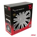 Poklice Spark 15” stříbrná sada 4ks COLOR BOX