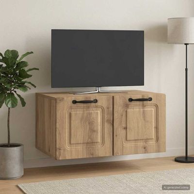vidaXL Nástenná TV skrinka 59,5 x 41 x 30 cm Dub artisan