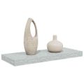 vidaXL Plávajúca nástenná polica betónovo sivá 60x23,5x3,8 cm MDF