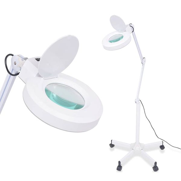 vidaXL Voľne stojaca zväčšovacia lampa