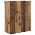 vidaXL Highboard Staré drevo 69,5 x 34 x 180 cm Kompozitné drevo