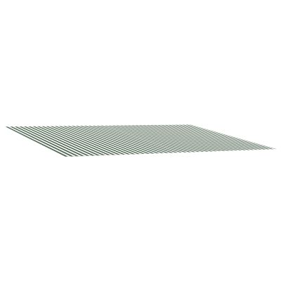 vidaXL Náhradná látka na markízu Zelená a biela 400 x 200 cm Polyester