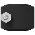 vidaXL Kolieska 2 ks Čierna 40,1 x 37,8 mm PP a železo