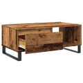 vidaXL Konferenčný stolík staré drevo 90x50x36,5 cm kompozitné drevo