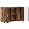 vidaXL Servírovacia skriňa FLORIN 88,5 x 30,5 x 55,5 cm Staré drevo