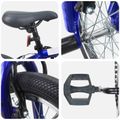 vidaXL BMX Bicykel 16 Palcov pre deti vo veku 5-8 rokov Tmavomodrá