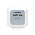 ORNO OR-AE-13144 Predĺžací zásuvka 1,4 m s USB nabíjačkou, sivá