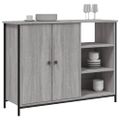 vidaXL Komoda sivá sonoma 100x33x75 cm kompozitné drevo