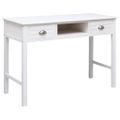 vidaXL Komoda biela 108x45x76 cm masívne drevo paulovnia
