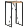 vidaXL Barový stolík 60x60x110 cm masívne recyklované drevo