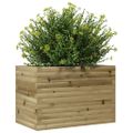 vidaXL Záhradný kvetináč 70x40x45,5 cm impregnovaná borovica