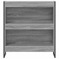 vidaXL Knižnica 80 x 30 x 86,5 cm Kompozitné drevo Sivý Sonoma