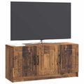 vidaXL TV skrinka Staré drevo 99 x 34,5 x 47 cm Kompozitné drevo