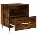 vidaXL Nočné stolíky 2 ks dymový dub 40x35x47,5 cm kompozitné drevo