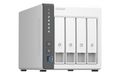 QNAP TS-433-4G (ARM 4core 2,0GHz, 4GB RAM, 4x SATA, 1x GbE, 1x 2,5GbE, 2x USB 2.0, 1x USB 3.2) Sítové úložište NAS, 4× 2,5"/3,5" SATA III, quad-core 2,0GHz, 4GB RAM, 2× LAN, 2× USB 2.0, 1× USB 3.2 Gen1, bílé