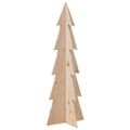 vidaXL Drevený vianočný stromček 112 cm masívna borovica