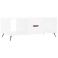 vidaXL Konferenčný stolík biely 102x50x40 cm kompozitné drevo