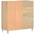 vidaXL Skrinka na platne dub sonoma 84,5x38x48 cm kompozitné drevo