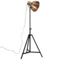vidaXL Podlahová lampa 25 W starožitná mosadzná 61x61x90/150 cm E27