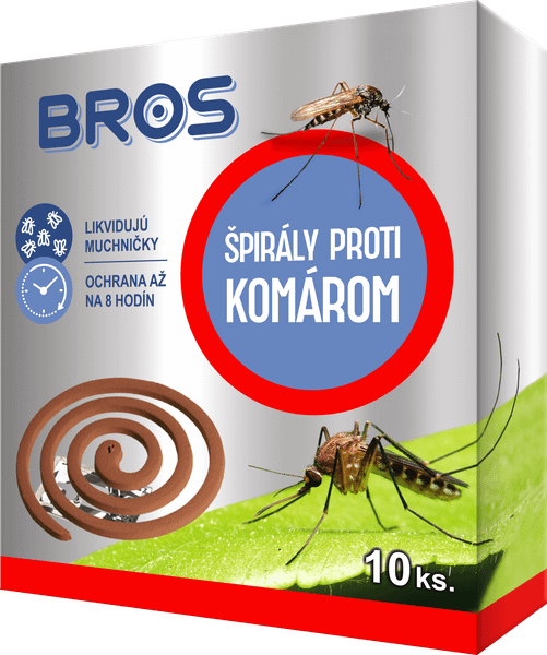 Bros špirály proti komárom 10 ks