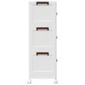 vidaXL stohovateľný úložný box kolesami 3vrstvový 28 L 48,5x29,5x86 cm