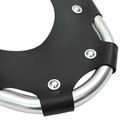 vidaXL 3 v 1 snežnice Strieborná a čierna 63 x 21 cm Hliník a HDPE