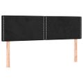 vidaXL Posteľný rám boxspring s matracom čierny 140x190 cm zamat