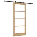 vidaXL Posuvné dvere Prírodná 93 x 211 cm
