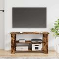 vidaXL Stojan na televízor Dymová dub 100 x 40 x 50 cm