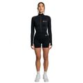 Dámsky top Cropped Seamless Black - STRIX, veľkosť L
