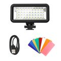Potápačské vodotesné svetlo Puluz LED 40 m (čierne)