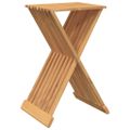 vidaXL Skladacia stolička 40x32,5x70 cm tíkový masív