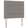 vidaXL Postel s úložným prostorem a matrací Sivohnedá 120 x 200 cm