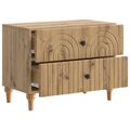 vidaXL Nočný stolík Dub artisan 62 x 34,5 x 48 cm Kompozitné drevo