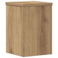vidaXL Stojany na rastliny 2 ks dub artisan 20x20x30 cm kompoz. drevo