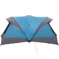 vidaXL Rodinný stan 14-miestny Modrá 185T Polyester s PU náterom