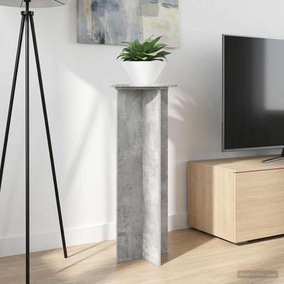 vidaXL Stojan na rastliny 2 pcs Betónovo sivá Ø40 x 100 cm