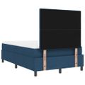vidaXL Posteľ s pružinovým rámom Modrá 120 x 190 cm látka