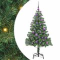 vidaXL Vianočný stromček Zelená 150 cm PVC