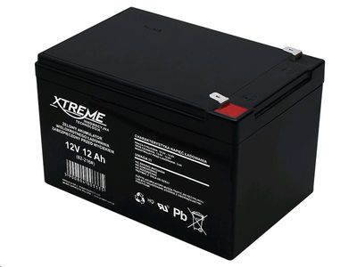 Baterie olověná 12 V / 12 Ah XTREME / Enerwell bezúdržbový akumulátor