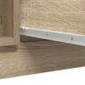 vidaXL Komoda so zásuvkami dub sonoma 100,5x35x98,5cm kompozitné drevo