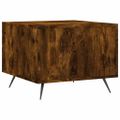 vidaXL Konferenčné stolíky 2 ks dymový dub 50x50x40cm kompozitné drevo