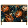 vidaXL Servírovacia skriňa LOCHEM Sonoma 102 x 33 x 75 cm