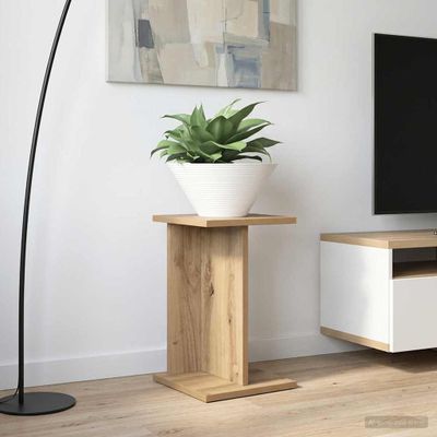 vidaXL Stojan na rastliny 2 pcs Remeselný Dub 25 x 25,5 x 40,5 cm