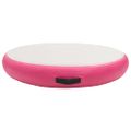 vidaXL Nafukovací gymnastický matrac s pumpou 100x100x20 cm PVC ružový